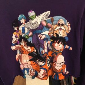 Dragon ball z cropped long sleeve